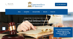 Desktop Screenshot of koch-law.com